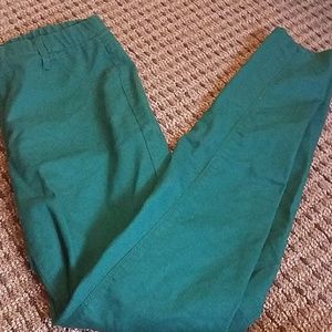 Green Jeggings NWOT
